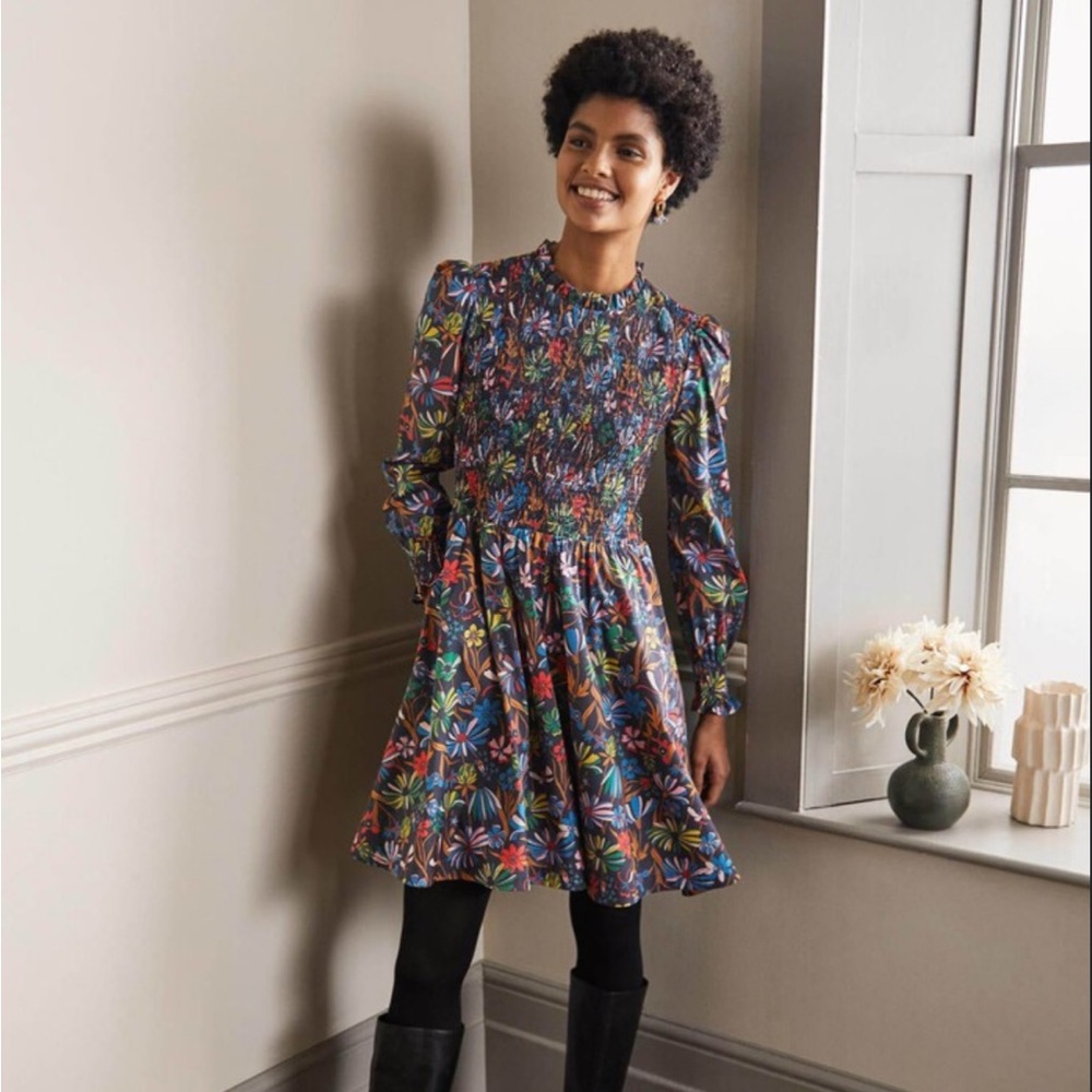 Flowery Boden dress! Size 12